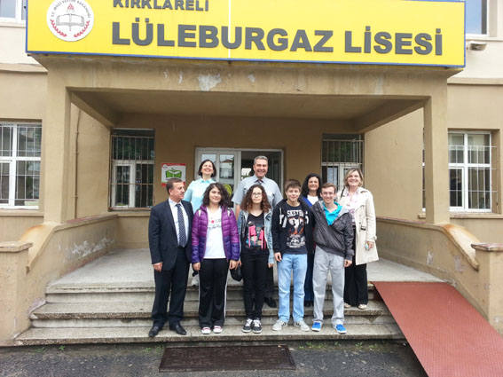 Lüleburgaz Lisesi Avrupa’ya açıldı