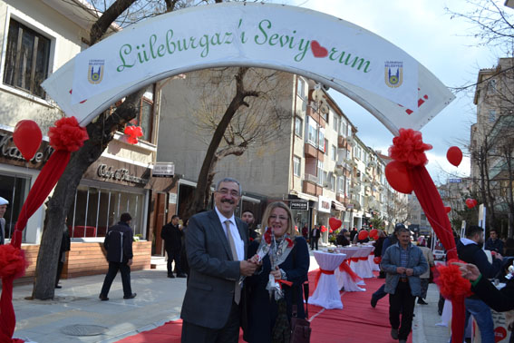 Lüleburgaz Belediyesi’nden Sevgililer Günü etkinliği