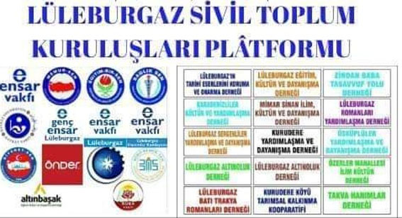 Lüleburgaz Sivil Toplum Kuruluşları Platformu’ndan Ali Erbaş’a destek