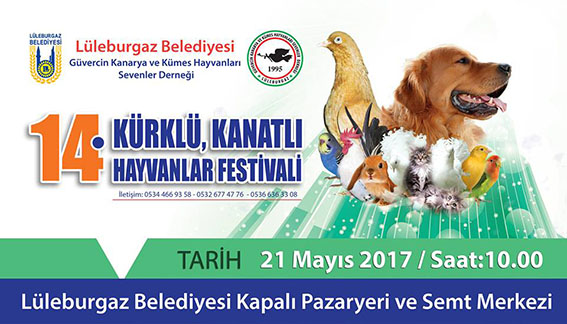 14.Kürklü, Kanatlı Hayvanlar Festivali 21 Mayıs’ta