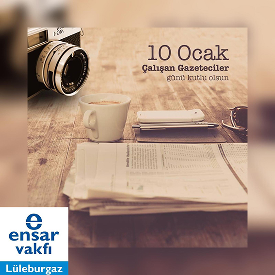 Ensar Vakfı 10 Ocak Çalışan Gazeteciler Gününü kutladı