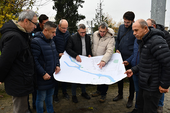 Dere ıslahı öncesinde teknik inceleme yapıldı