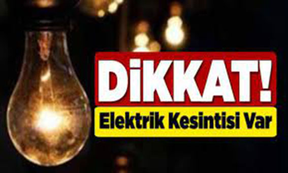 Umurca’da bugün elektrik kesintisi olacak