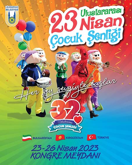 23 Nisan 32. Uluslararası Çocuk Şenliği’nde geri sayım