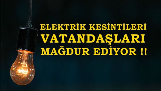 Elektrik kesintileri isyan ettirdi