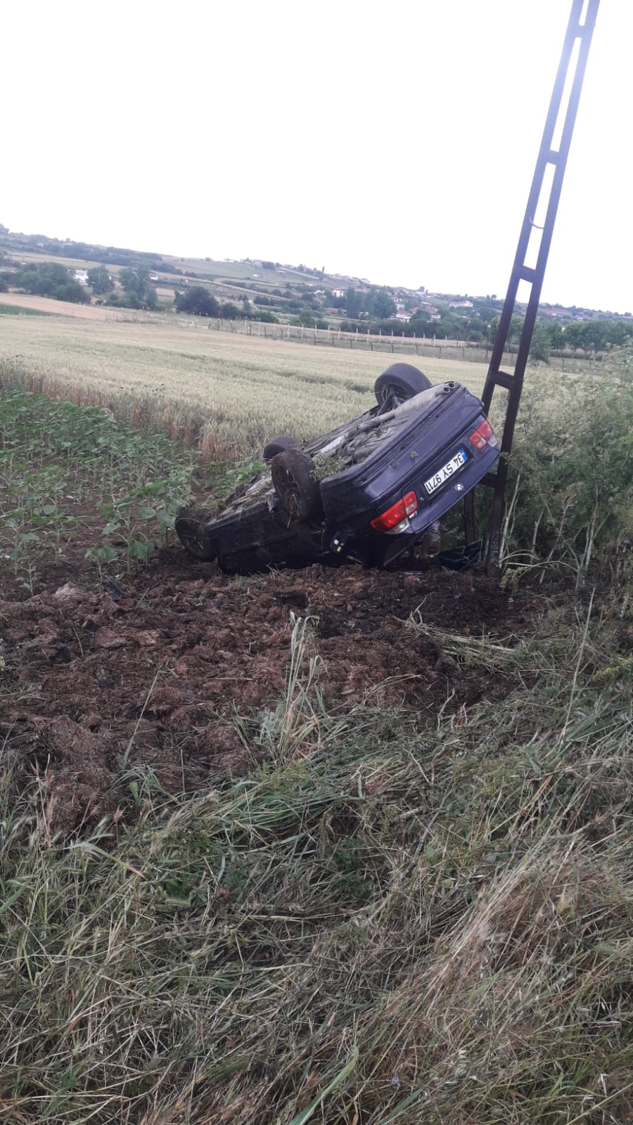 Lüleburgaz’da trafik kazası; 1 yaralı