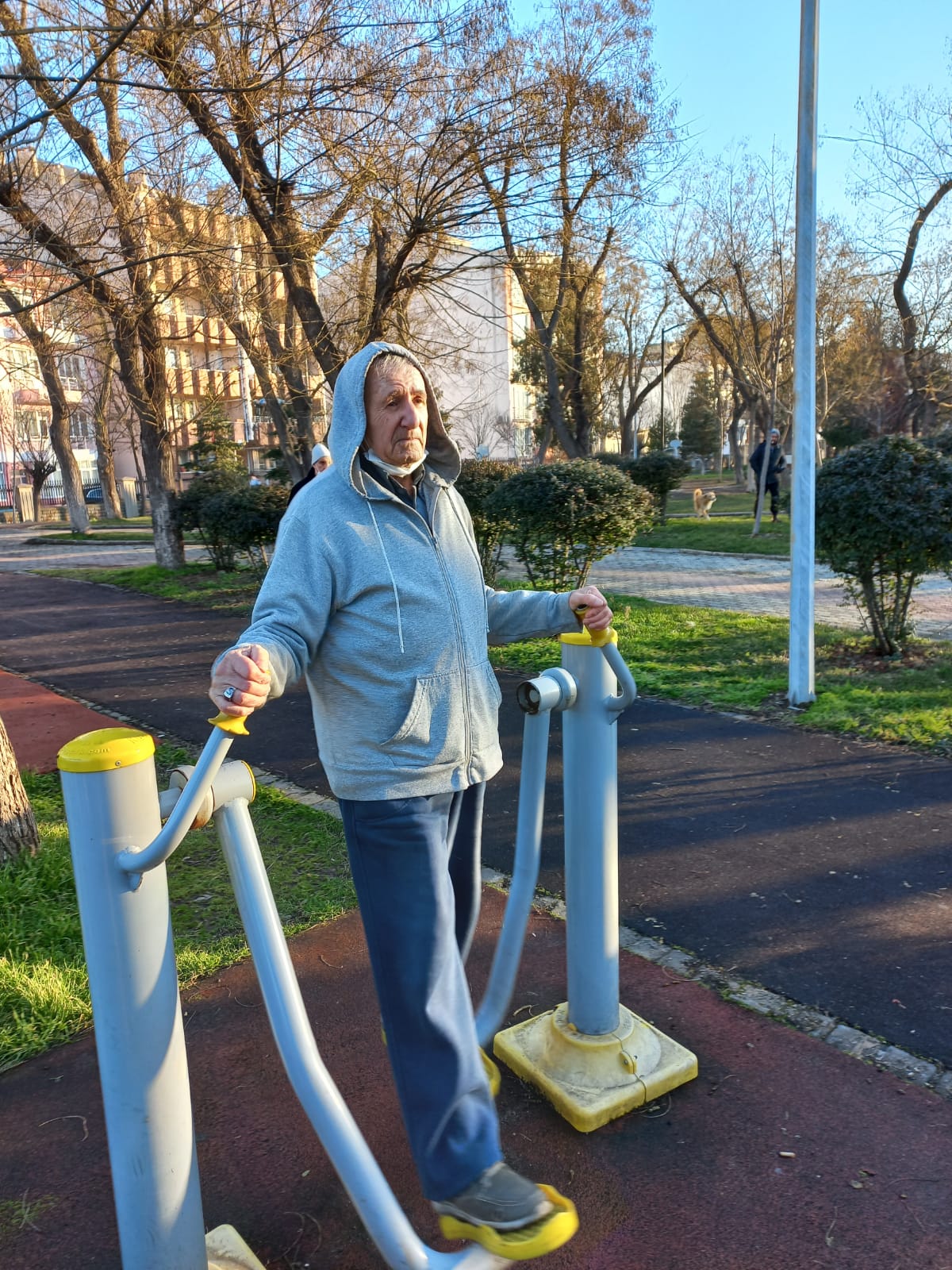 Gençlik Parkı’nın 21 yıllık müdavimi