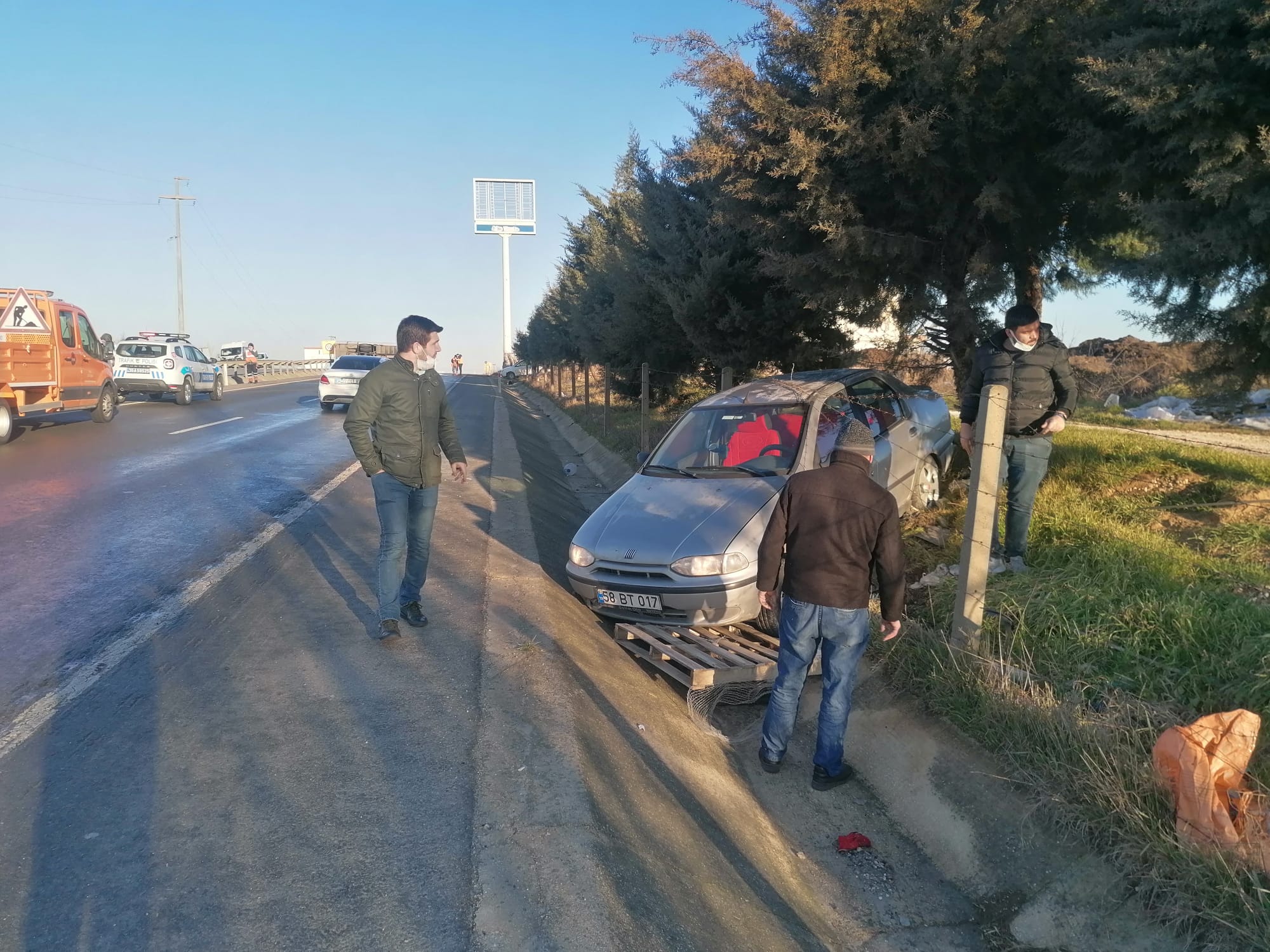 O olaydan hemen önce yine kaza olmuş