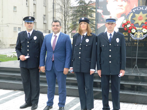 Başarılı polisler ödüllendirildi