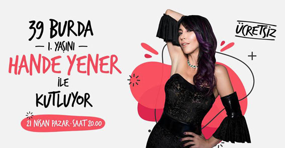 Hande Yener Lüleburgaz’da konser verecek