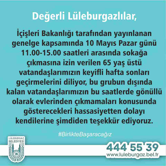 Belediyeden çarşı izni hatırlatması