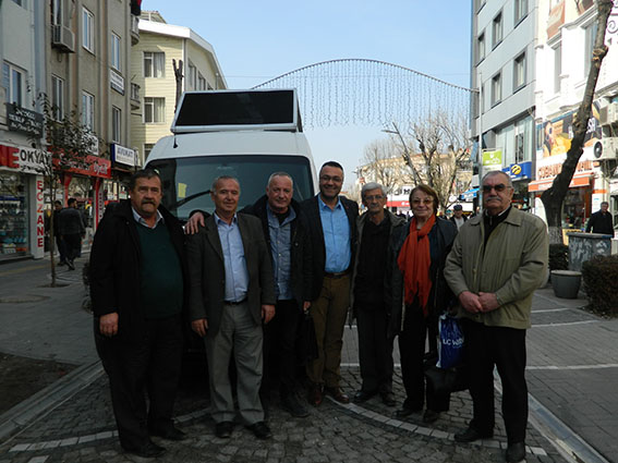 Lüleburgaz sokakları İzmir Marşıyla inledi!