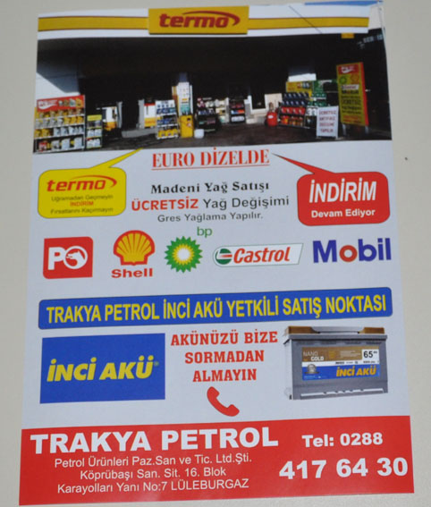 Trakya Petrol İnci Akü’nün bayiliğini aldı