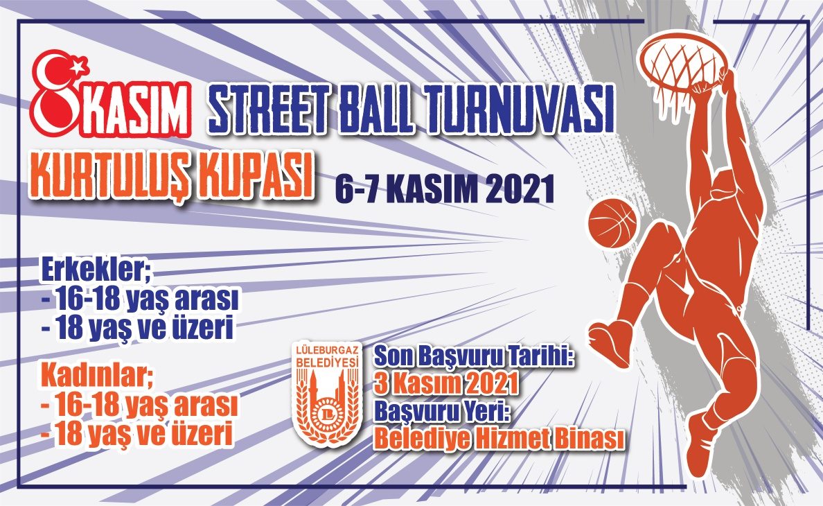 8 Kasım Street Ball Turnuvası başlıyor