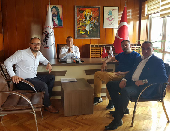 Hacı Bektaşi Veli Derneğinden ABF ziyareti