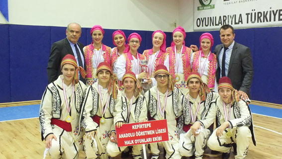 KEPİRTEPE HALK OYUNLARINDA İL  BİRİNCİSİ