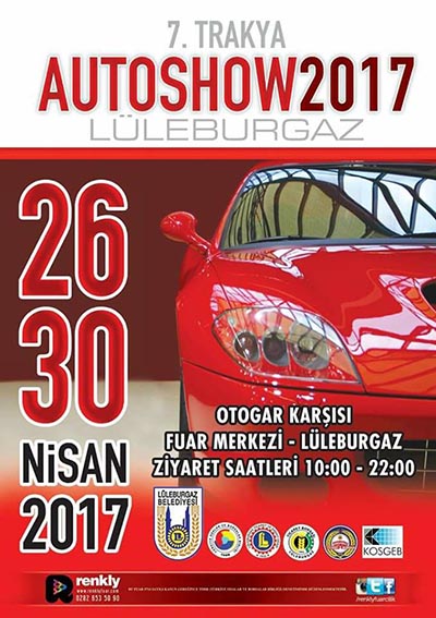 7. Trakya Autoshow Fuarı 26 Nisan’da