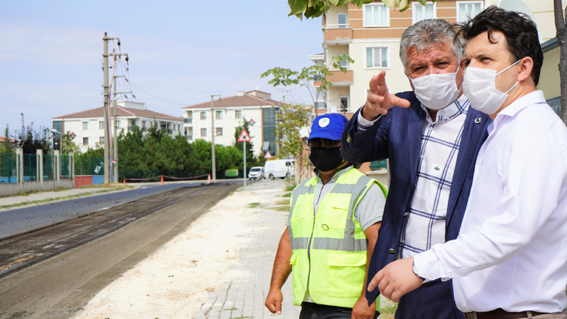 Özgürlük Caddesi’nde aralıksız çalışma