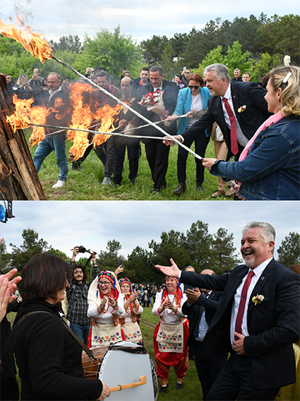 Hıdırellez ateşi Lüleburgaz’ı sardı