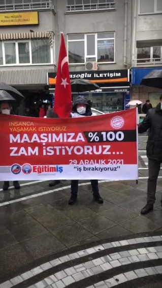 Öğretmenlerden iş bırakma eylemi!