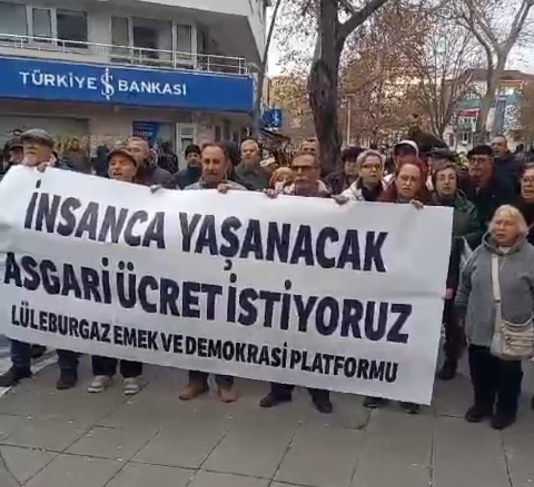 “ İNSANCA YAŞAYACAĞIMIZ ASGARİ ÜCRET İSTİYORUZ”