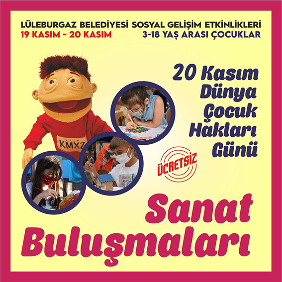 Lüleburgaz’da 20 Kasım Dünya Çocuk Hakları Günü kutlanacak