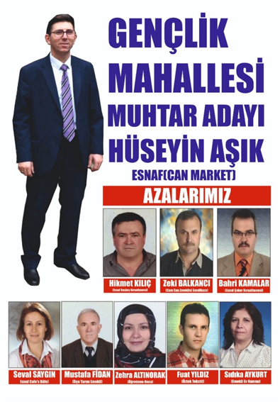 Muhtar Adayı Aşık ekibini tanıttı