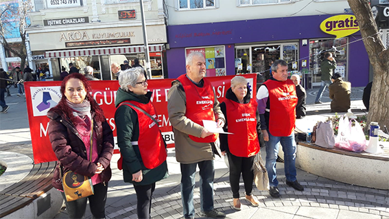 DİSK Emekli Sen’den basın açıklaması