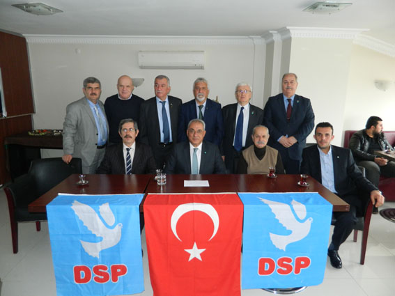 DSP Genel Başkanı Önder Aksakal Lüleburgaz’a geldi