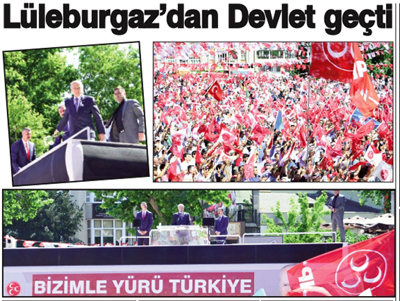 Lüleburgaz’dan Devlet geçti