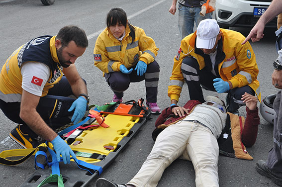 Lüleburgaz'da trafik kazası: 1 yaralı