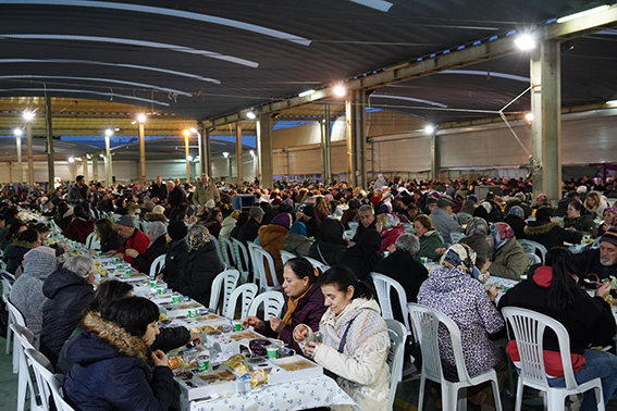 Lüleburgaz’da Ramazan Ayı’nda 10 bin kişiye iftar verildi