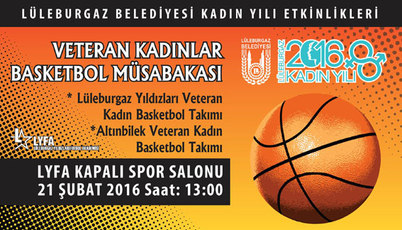 Pazar günü Kadın Basketbol maçı var