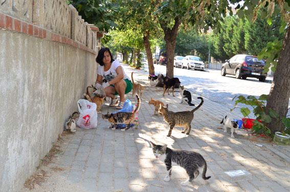 Onlara çocuğu gibi bakıyor