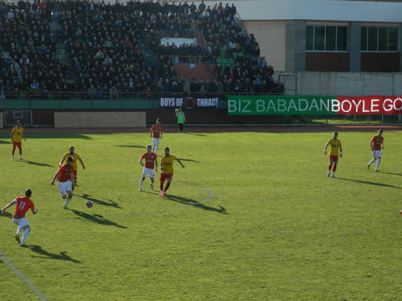 Lüleburgazspor ilk yarıyı mağlubiyetle kapattı