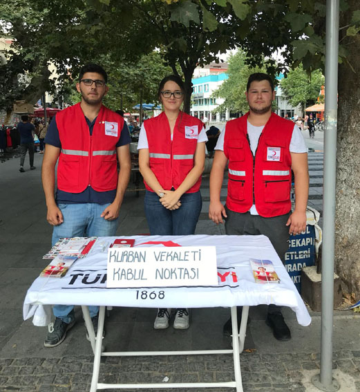 Lüleburgaz Kızılay’dan vekalet standı