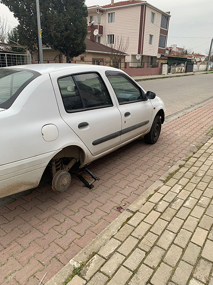 Güneş Mahallesi lastik mağduru