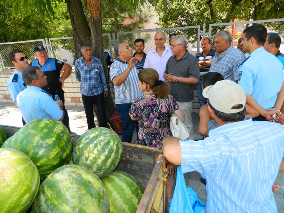 Lüleburgaz’da seyyar satıcılar denetlendi