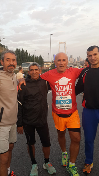 Lüleburgazlı maratoncular İstanbul’da derece yaptı