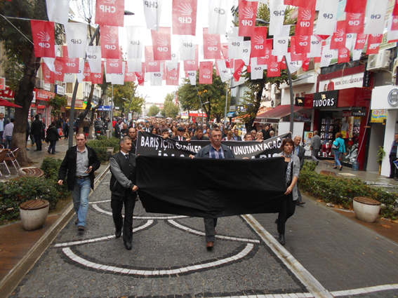 Lüleburgaz Emek ve Demokrasi Platformu;  “Barışı savunmaya devam edeceğiz”   