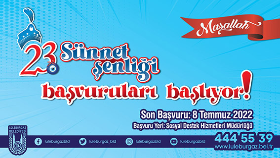 Sünnet Şenliği başvuruları başlıyor