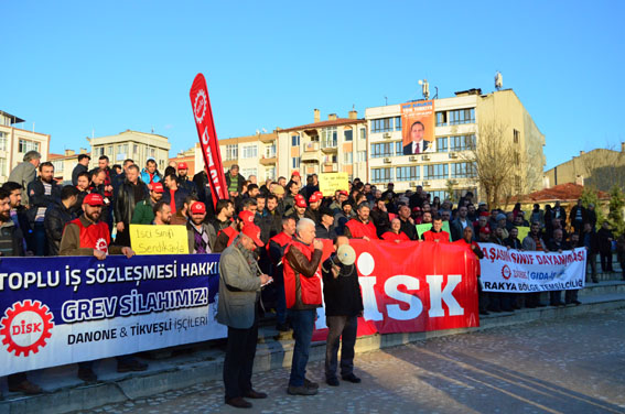 Danone İşçilerinin mücadelesi sürüyor