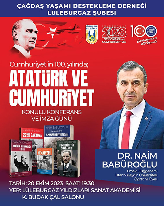 Atatürk ve Cumhuriyet Konferansı bu akşam