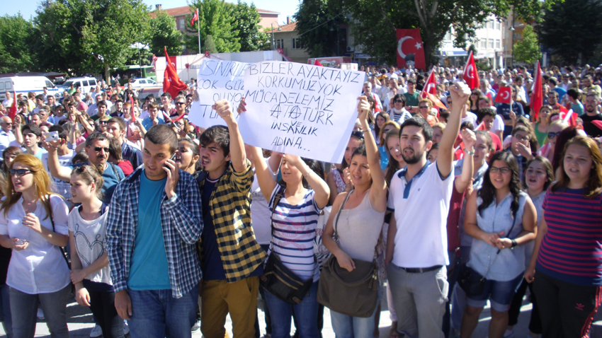 Lüleburgaz’da 4 gün tepki vardı