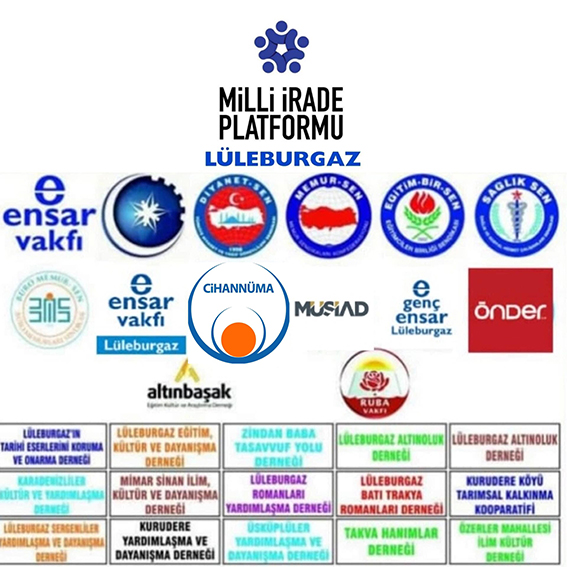 LÜLEBURGAZ MİLLİ İRADE PLATFORMUNDAN İSVEÇ’E TEPKİ