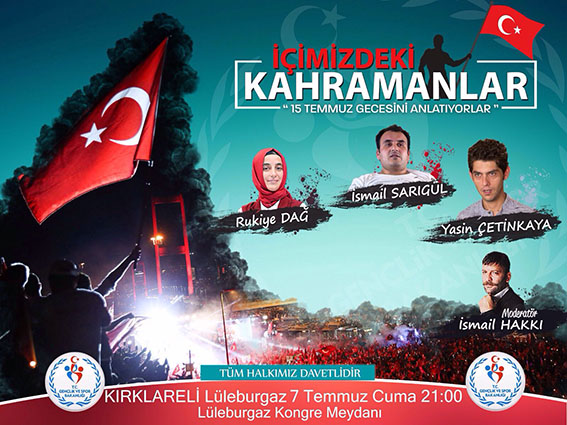 İçimizdeki Kahramanlar bu akşam Lüleburgaz’da