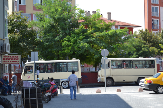 Minibüslerin güzergahı değişti