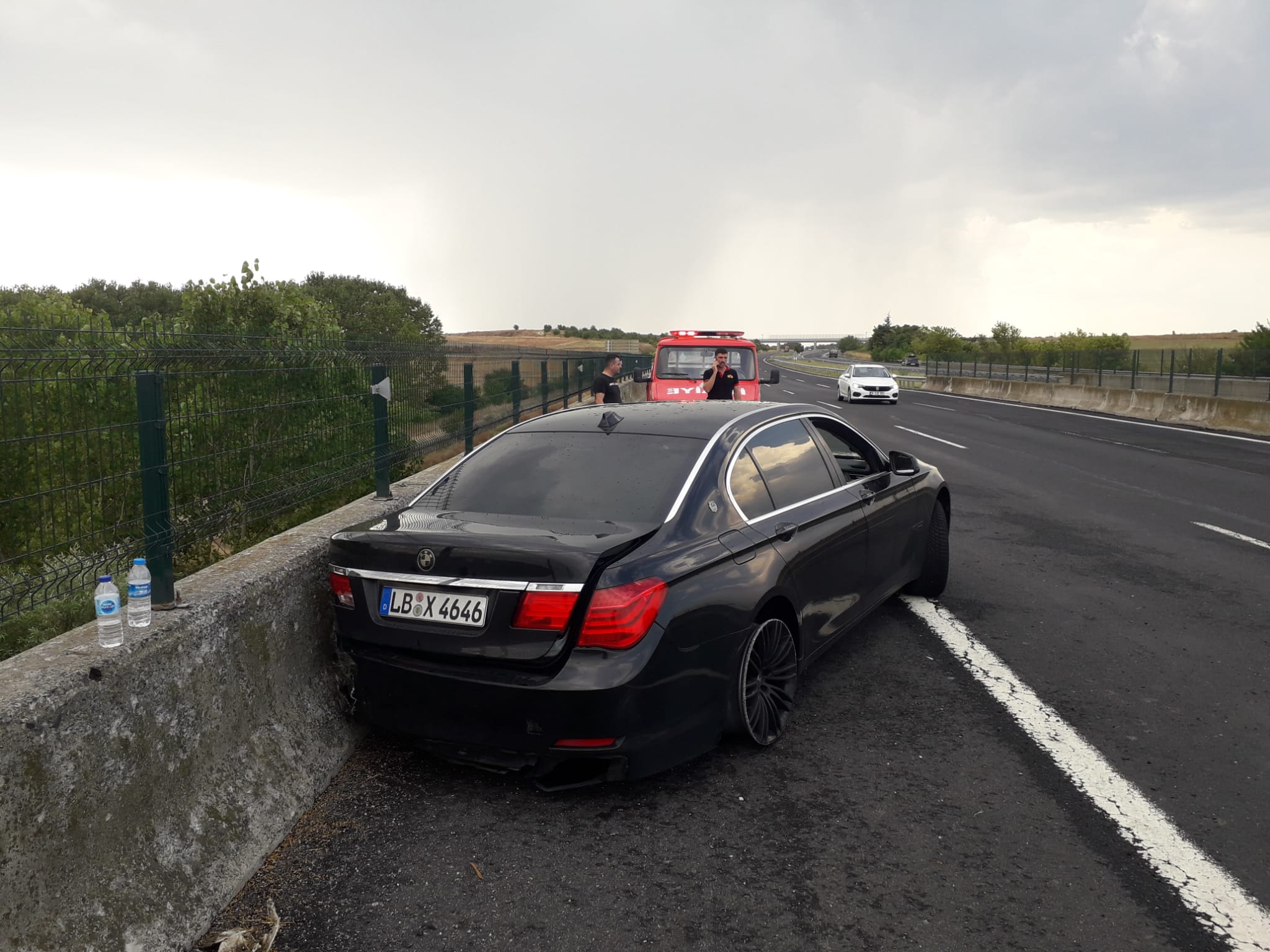 Ahmetbey’de trafik kazası