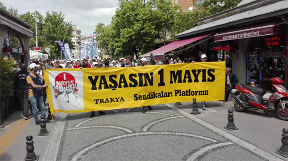 1 Mayıs kutlandı