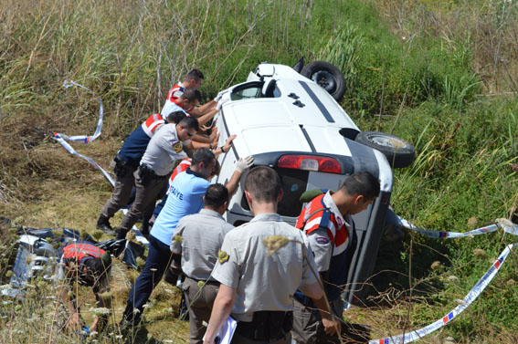 Büyükkarışıtan’da trafik kazası 1 kişi öldü 